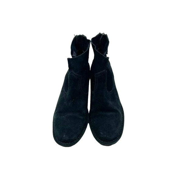 Ugg Bandara Black Suede Ankle Boot Heeled‎ Size US 6 - Picture 3 of 8